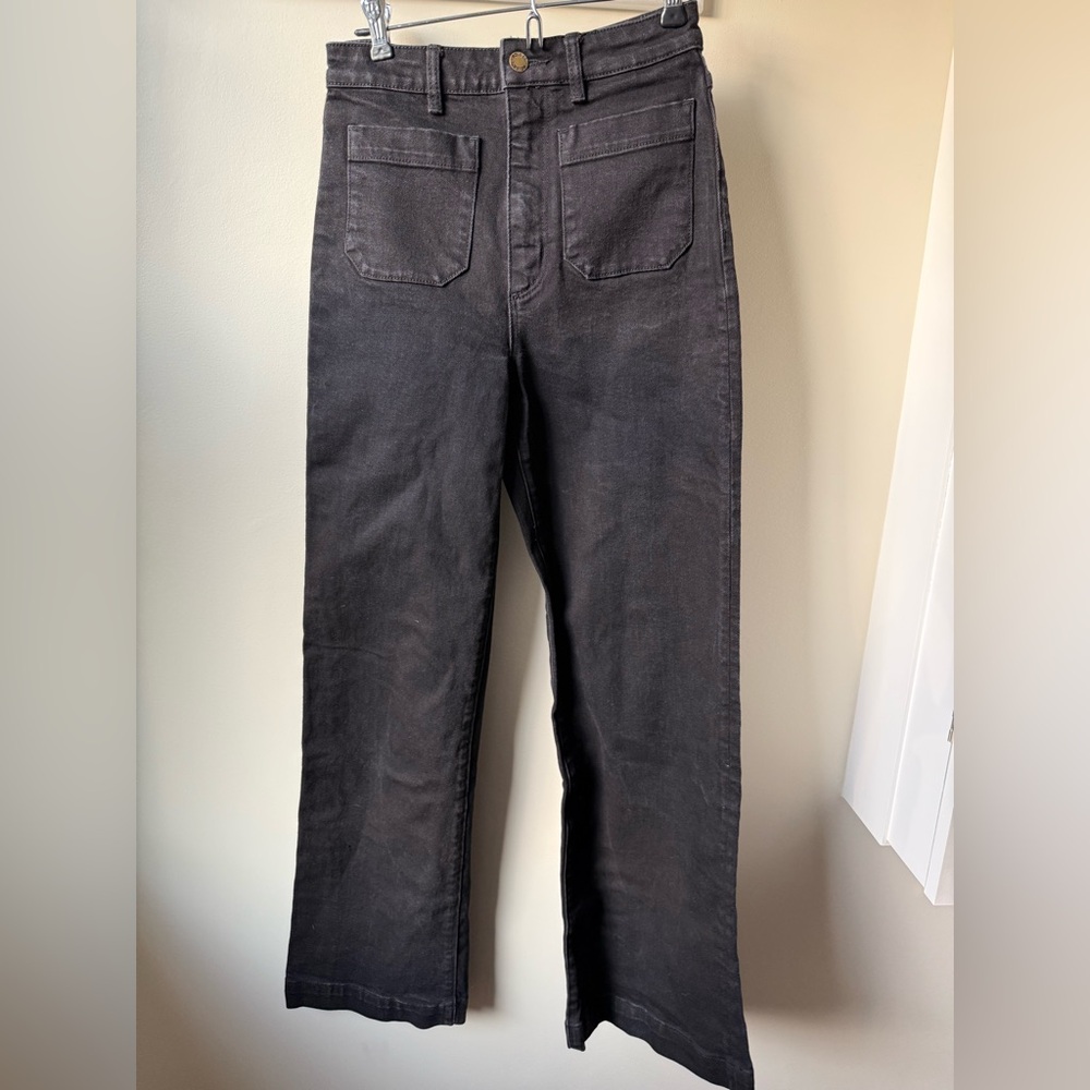 ROLLA'S Black Flare & Wide Leg Jeans